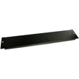 StarTech.com Blanking Panel? 2U, 19in Steel? Black? Blank Rack Panel? Filler Panel, Rack Mount Panel? Rack Blanks — BLANKB2