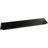 StarTech.com Blanking Panel? 2U, 19in Steel? Black? Blank Rack Panel? Filler Panel, Rack Mount Panel? Rack Blanks — BLANKB2