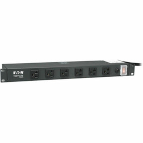 Eaton Tripp Lite Series 1U Rack-Mount Power Strip, 120V, 20A, 5-20P, 12 Outlets (6 Front-Facing, 6-Rear-Facing) 15 ft. (4.57 m) Cord — RS-1215-20