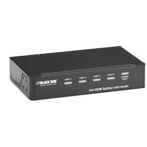 Black Box 1 x 4 HDMI Splitter with Audio — AVSP-HDMI1X4
