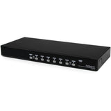 StarTech.com 8 Port 1U Rackmount USB KVM Switch with OSD — SV831DUSBU