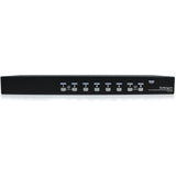 StarTech.com 8 Port 1U Rackmount USB KVM Switch with OSD — SV831DUSBU