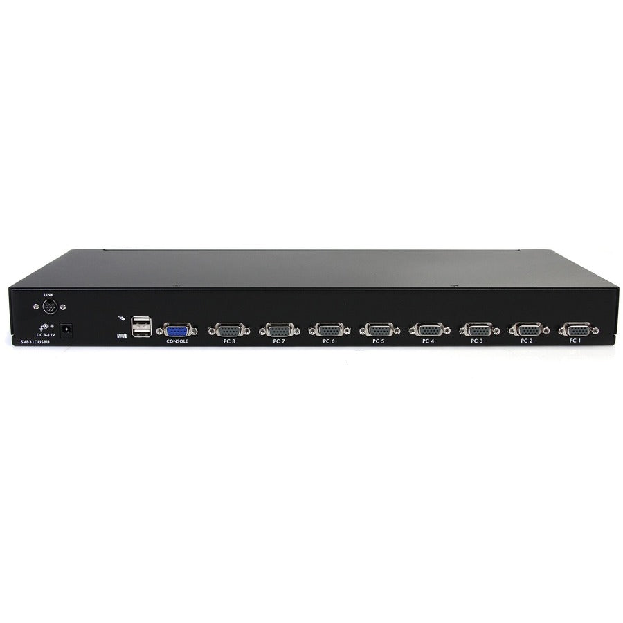 StarTech.com 8 Port 1U Rackmount USB KVM Switch with OSD — SV831DUSBU