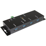 StarTech.com 4 Port Industrial USB 3.0 Hub - 5Gbps - Mountable - Rugged USB Hub — ST4300USBM