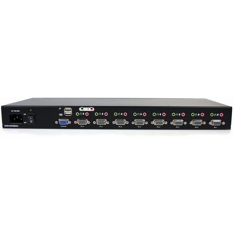 StarTech.com 8 Port Rackmount USB VGA KVM Switch w/ Audio — SV831DUSBAU