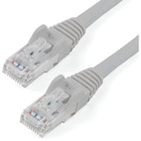 StarTech.com 25ft CAT6 Ethernet Cable - Gray Snagless Gigabit - 100W PoE UTP 650MHz Category 6 Patch Cord UL Certified Wiring/TIA — N6PATCH25GR
