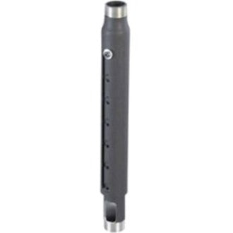 Chief 12-18" Adjustable Extension Column - For Projector - Black — CMS012018