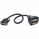 Eaton Tripp Lite Series DVI Y Splitter Cable, Digital Monitors (DVI-D M to 2x F), 1 ft. (0.31 m) — P564-001