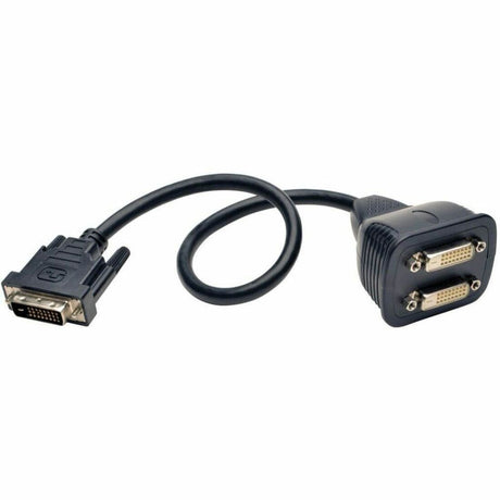 Eaton Tripp Lite Series DVI Y Splitter Cable, Digital Monitors (DVI-D M to 2x F), 1 ft. (0.31 m) — P564-001