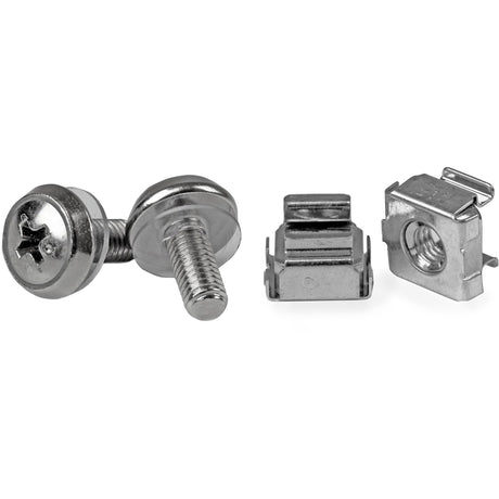 StarTech.com 50 Pkg M5 Mounting Screws and Cage Nuts for Server Rack Cabinet — CABSCREWM5