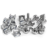 StarTech.com 50 Pkg M5 Mounting Screws and Cage Nuts for Server Rack Cabinet — CABSCREWM5
