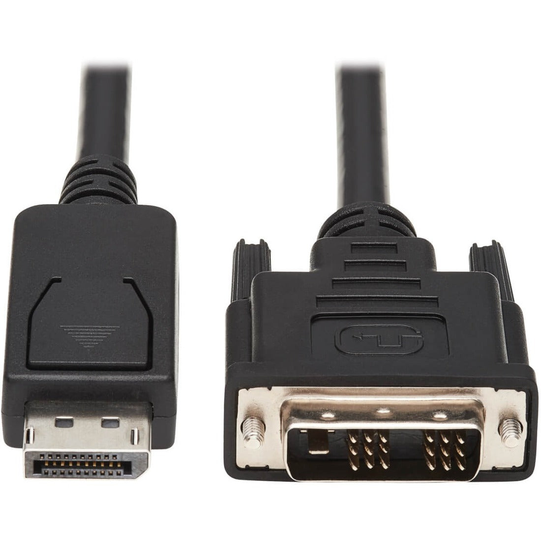 Eaton Tripp Lite Series DisplayPort to DVI Adapter Cable (DP with Latches to DVI-D Single Link M/M), 10 ft. (3.1 m) — P581-010