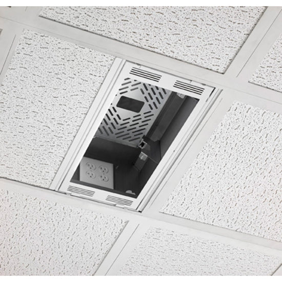 Chief 1' x 2' Above Suspended Ceiling Storage Box - White — CMS491