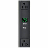 Eaton Tripp Lite Series 2kW Single-Phase Local Metered PDU, 100-127V Outlets (14 5-15/20R), L5-20P/5-20P adapter, 0U Vertical, 36 in. Height — PDUMV20-36