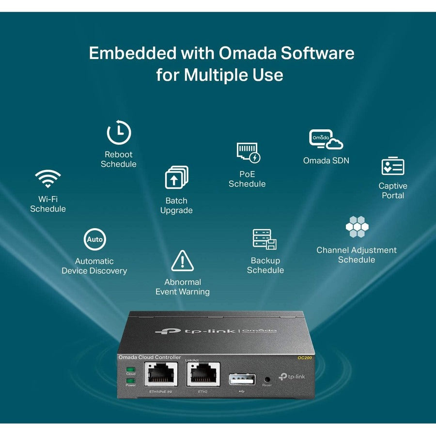 TP-Link OC200 - Omada Hardware Controller - Limited Lifetime Warranty — OC200
