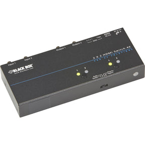 Black Box 4K HDMI Matrix Switch - 2 x 2 — VSW-HDMI2X2-4K
