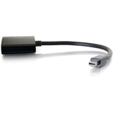 C2G 8in Mini DisplayPort to 4K HDMI or VGA Adapter - Black — 28271