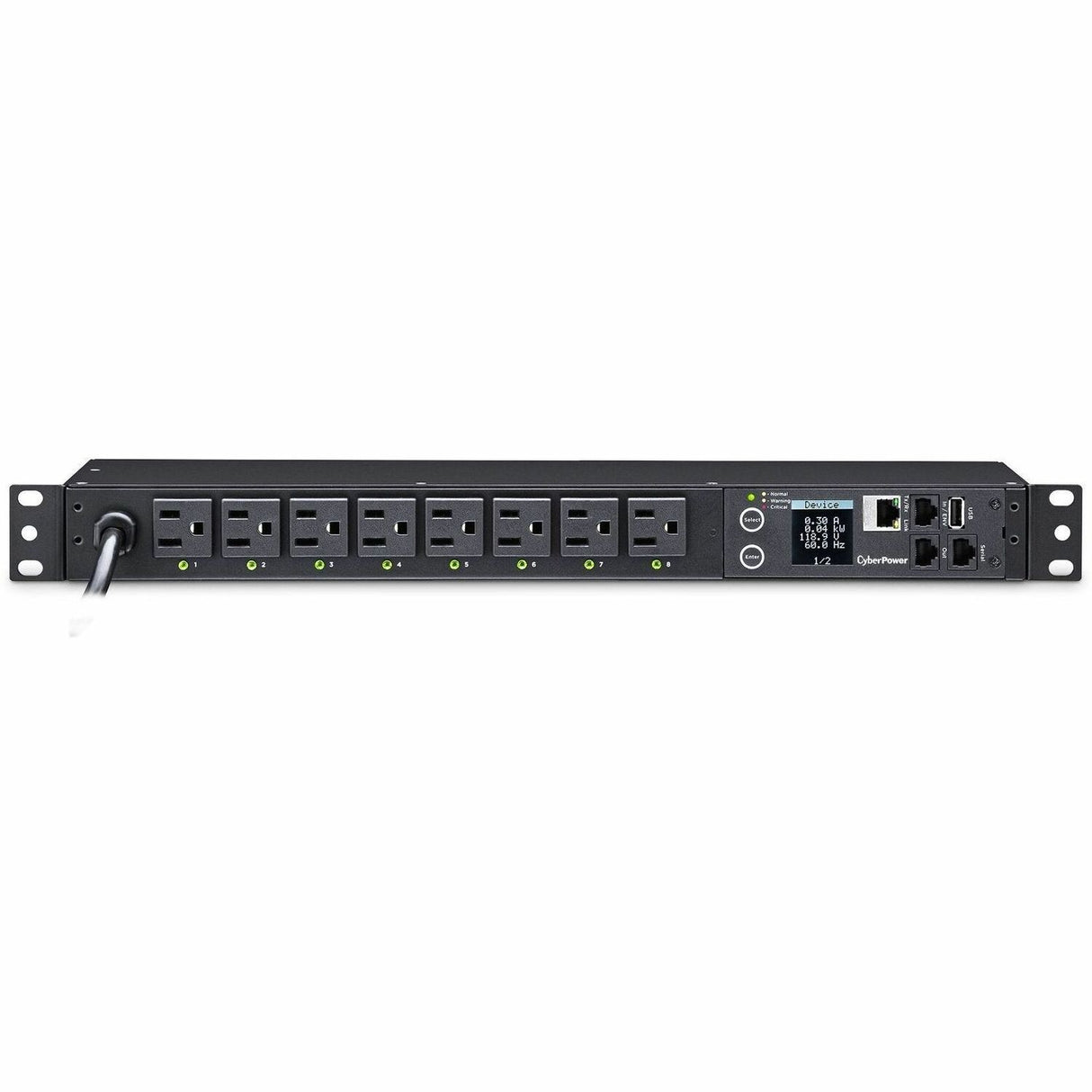 CyberPower PDU41001 Single Phase 100 - 120 VAC 15A Switched PDU — PDU41001