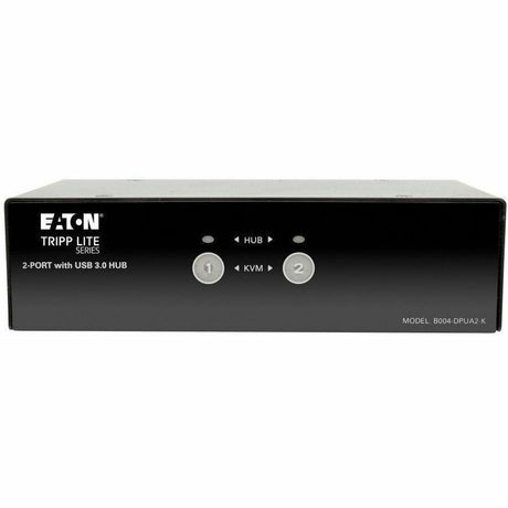 Eaton Tripp Lite Series 2-Port DisplayPort KVM Switch with Audio, Cables and USB 3.0 SuperSpeed Hub — B004-DPUA2-K