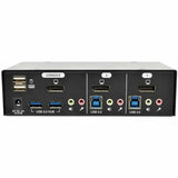 Eaton Tripp Lite Series 2-Port DisplayPort KVM Switch with Audio, Cables and USB 3.0 SuperSpeed Hub — B004-DPUA2-K