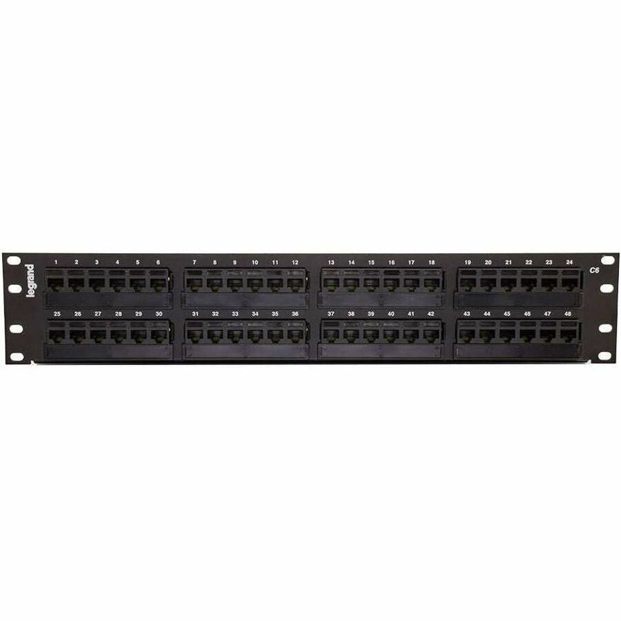 C2G 48-Port Cat6 110-Type Patch Panel (TAA Compliant) — 37200