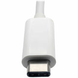 Eaton Tripp Lite Series USB-C Multiport Adapter, DVI, USB 3.x (5Gbps) Hub Port, Gbe and PD Charging, White — U444-06N-DGU-C