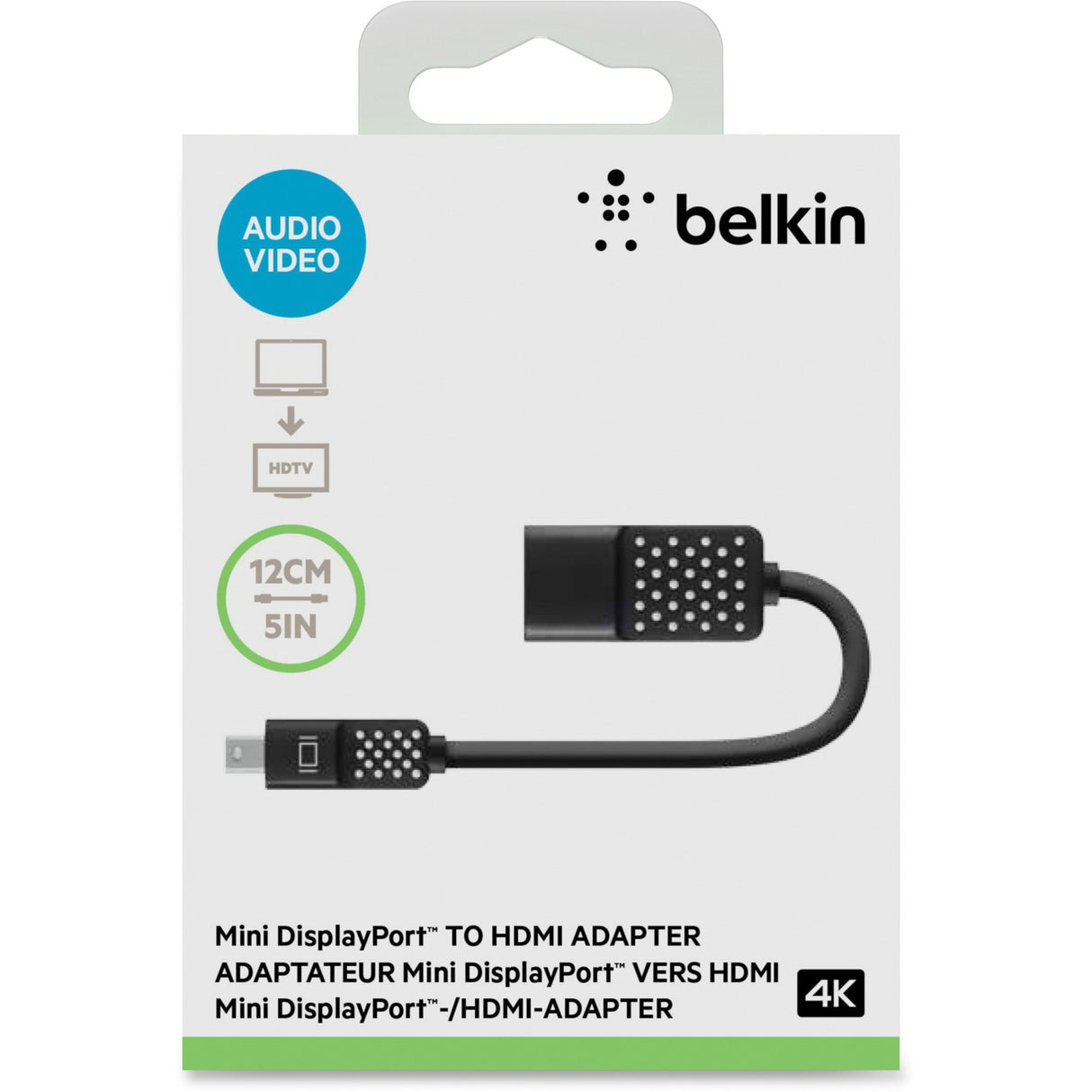 Belkin Mini DisplayPort to HDMI Adapter, 4K — F2CD079bt