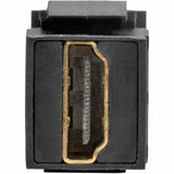 Eaton Tripp Lite Series HDMI All-in-One Keystone/Panel Mount Coupler (F/F), Black, TAA — P164-000-KP-BK