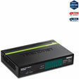 TRENDnet 8-Port GREENnet Gigabit PoE+ Switch, Supports PoE And PoE+ Devices, 61W PoE Budget, 16Gbps Switching Capacity, Data & Power Via Ethernet To PoE Access Points & IP Cameras, Black, TPE-TG82G — TPE-TG82g