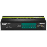 TRENDnet 8-Port GREENnet Gigabit PoE+ Switch, Supports PoE And PoE+ Devices, 61W PoE Budget, 16Gbps Switching Capacity, Data & Power Via Ethernet To PoE Access Points & IP Cameras, Black, TPE-TG82G — TPE-TG82g