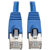 Eaton Tripp Lite Series Cat6a 10G Snagless Shielded STP Ethernet Cable (RJ45 M/M), PoE, Blue, 7 ft. (2.13 m) — N262-007-BL