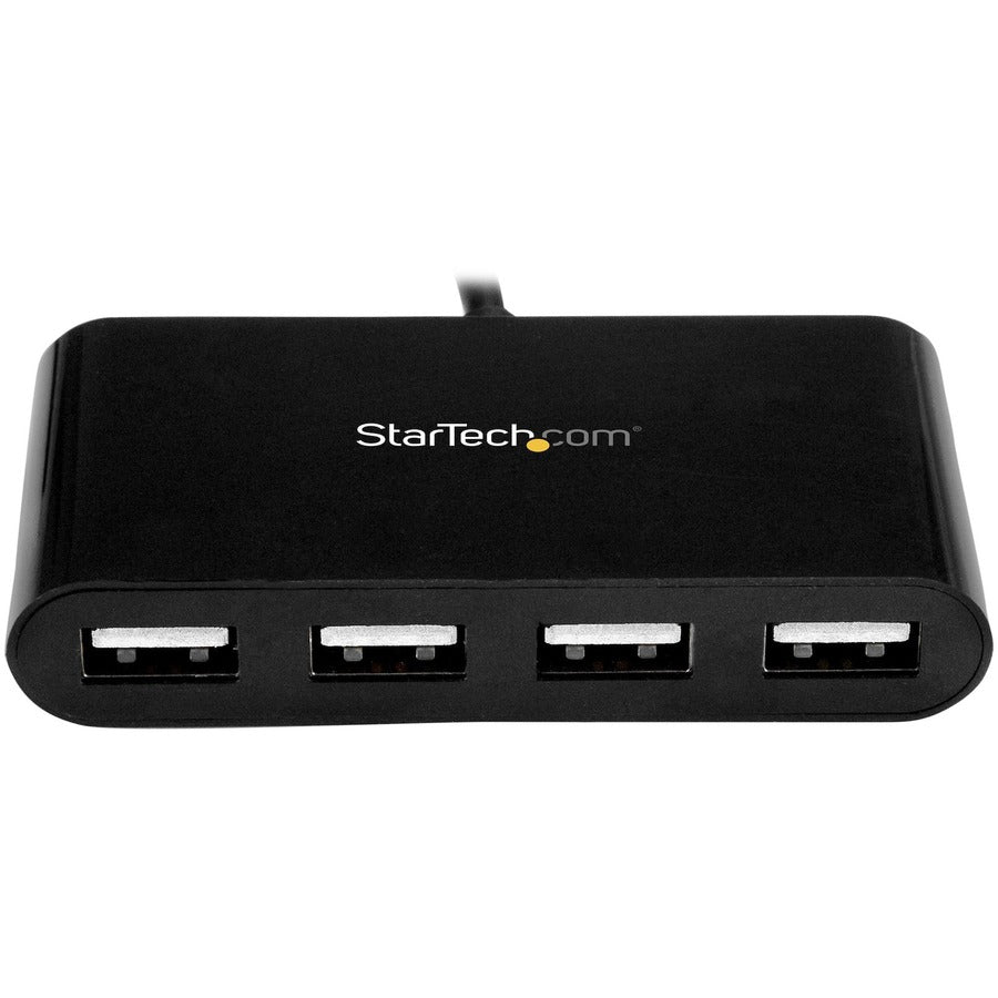 StarTech.com 4 Port USB C Hub - Mini Hub - USB-C to 4x USB-A - USB 2.0 Hub - USB Type C Hub - USB C to USB Hub - USB C Port Expander — ST4200MINIC
