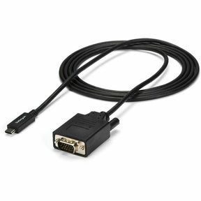StarTech.com 6ft/2m USB C to VGA Cable - 1920x1200/1080p USB Type C DP Alt Mode to VGA Video Monitor Adapter Cable -Works w/ Thunderbolt 3 — CDP2VGAMM2MB