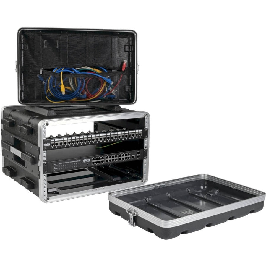 Eaton Tripp Lite Series 6U ABS Server Rack Equipment Shipping Case — SRCASE6U