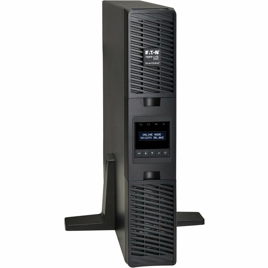 Eaton Tripp Lite Series SmartOnline 3000VA 2700W 208/230V Double-Conversion UPS - 10 Outlets, Extended Run, Network Card Option, LCD, USB, DB9, 2U Rack/Tower — SUINT3000LCD2U