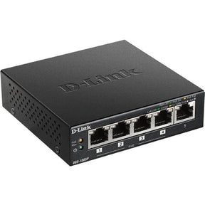 D-Link 5-Port Desktop Gigabit PoE+ Switch — DGS-1005P