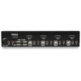 StarTech.com 4 Port DisplayPort KVM Switch - 4K 60Hz - Single Display - UHD DP 1.2 USB KVM Switch with USB 2.0 Hub & Audio - TAA Compliant — SV431DPUA2