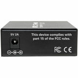 Eaton Tripp Lite Series Gigabit Singlemode Fiber to Ethernet Media Converter, SC, 1310 nm, 20 km (12.4 mi.) — N785-INT-SC-SM