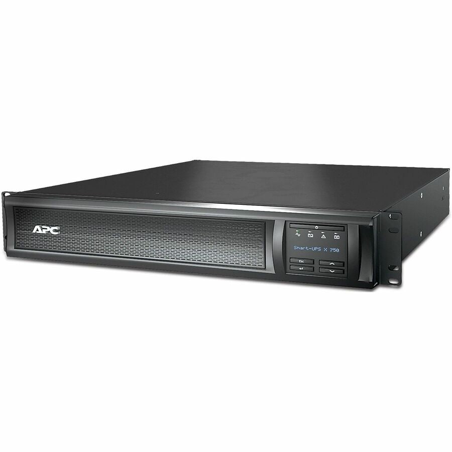 APC Smart-UPS X, Line Interactive, 750VA, Rack/tower convertible 2U, 120V, 8x 5-15R NEMA, SmartConnect port+NMC, Extended runtime — SMX750CNC