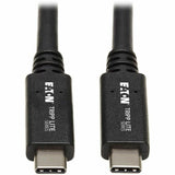 Eaton Tripp Lite Series USB-C Cable (M/M) - USB 3.2, Gen 2 (10 Gbps), 5A (100W) Rating, Thunderbolt 3 Compatible, 20-in. (50.8 cm) — U420-20N-G2-5A