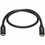 Eaton Tripp Lite Series USB-C Cable (M/M) - USB 3.2, Gen 2 (10 Gbps), 5A (100W) Rating, Thunderbolt 3 Compatible, 20-in. (50.8 cm) — U420-20N-G2-5A