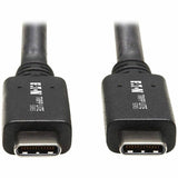 Eaton Tripp Lite Series USB-C Cable (M/M) - USB 3.2, Gen 2 (10 Gbps), 5A (100W) Rating, Thunderbolt 3 Compatible, 20-in. (50.8 cm) — U420-20N-G2-5A