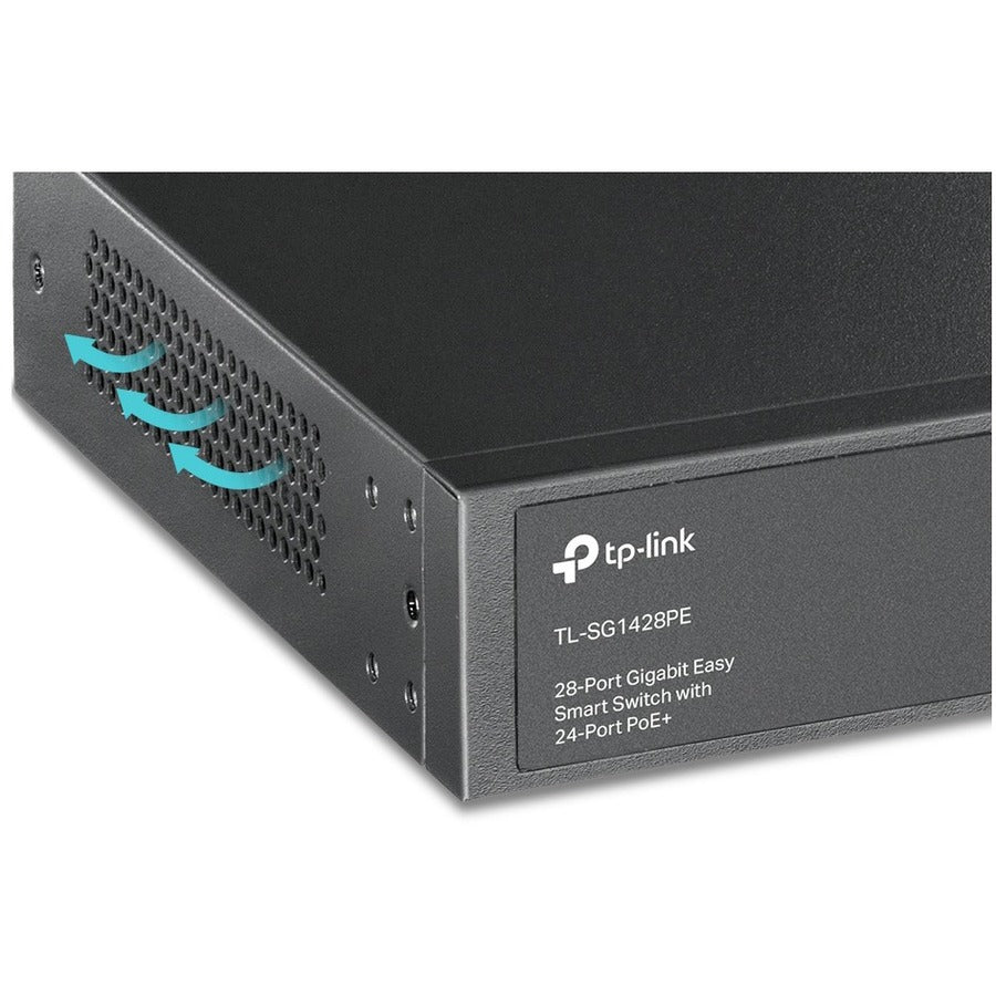 TP-Link TL-SG1428PE - 28-Port Gigabit Easy Smart Switch with 24-Port PoE+ — TL-SG1428PE
