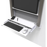 Ergotron CareFit Mounting Enclosure for LCD Display, Mini PC, Computer - White — 61-367-030