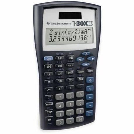 Texas Instruments TI-30XIIS Scientific Calculator — 30XIIS/TBL/1L1/BK