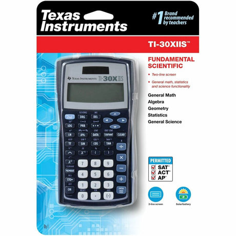 Texas Instruments TI-30XIIS Scientific Calculator — 30XIIS/TBL/1L1/BK