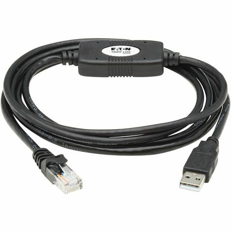 Eaton Tripp Lite Series USB-A to RJ45 Rollover Console Cable (M/M) - Cisco Compatible, 250 Kbps, 6 ft. (1.83 m), Black — U009-006-RJ45-X