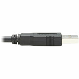 Eaton Tripp Lite Series USB-A to RJ45 Rollover Console Cable (M/M) - Cisco Compatible, 250 Kbps, 6 ft. (1.83 m), Black — U009-006-RJ45-X