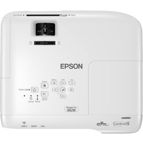 Epson PowerLite 982W LCD Projector - 16:10 - Ceiling Mountable — V11H987020