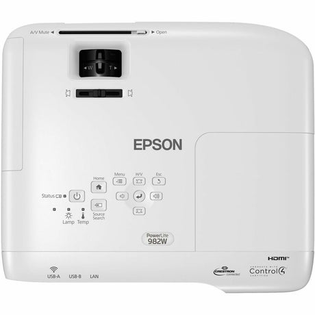 Epson PowerLite 982W LCD Projector - 16:10 - Ceiling Mountable — V11H987020